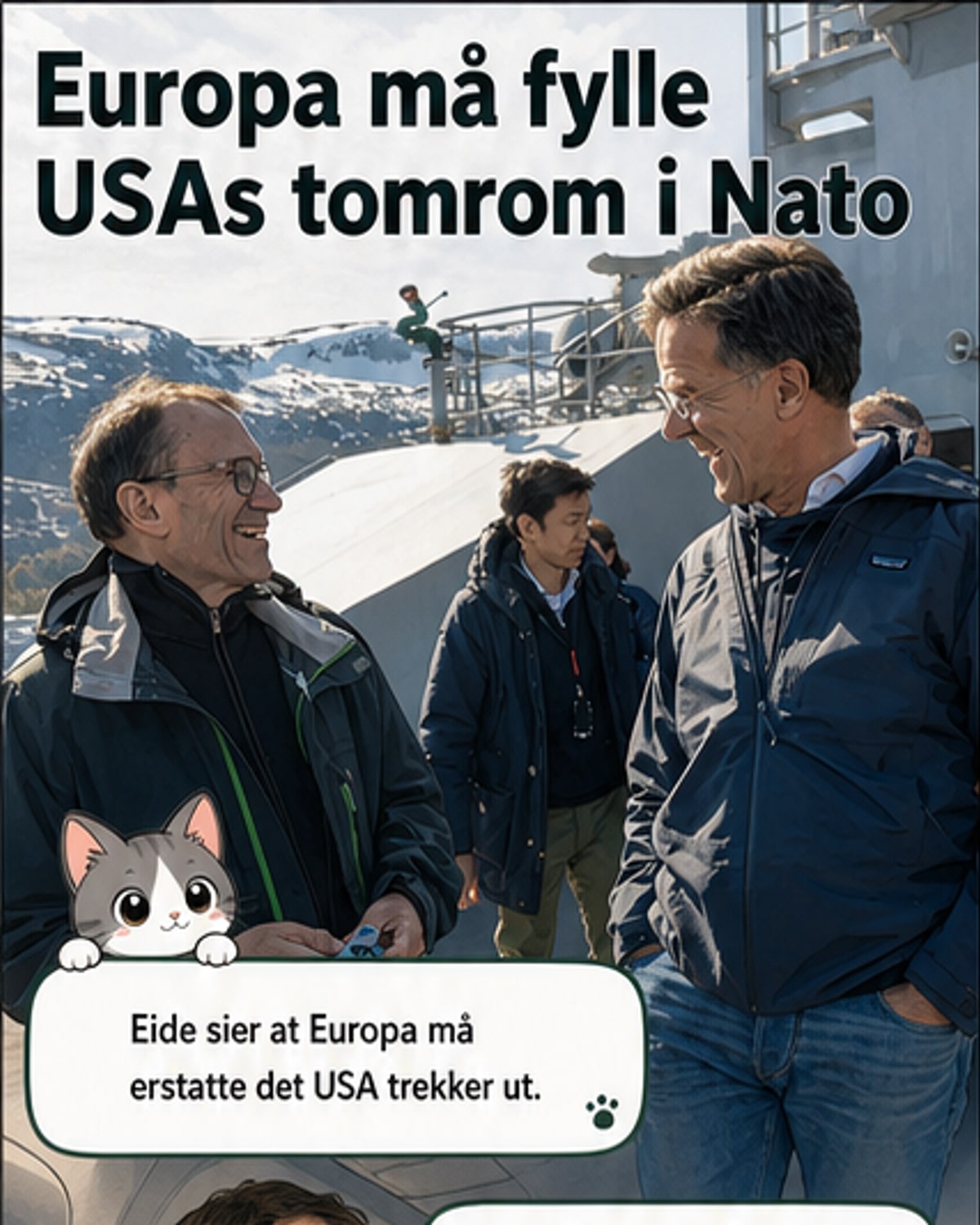 Europa må erstatte det USA trekker ut