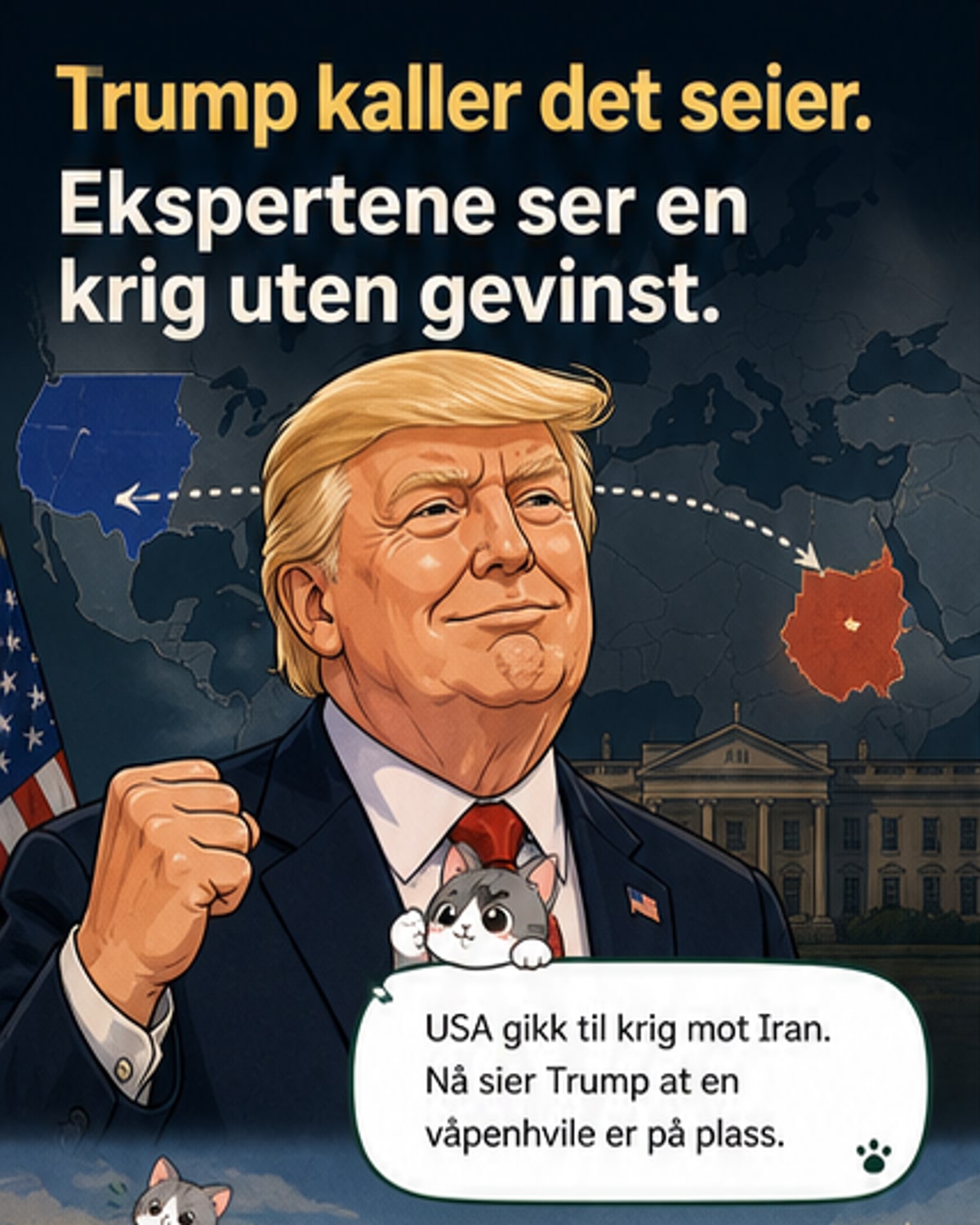Våpenhvile etter USA-Iran-krig