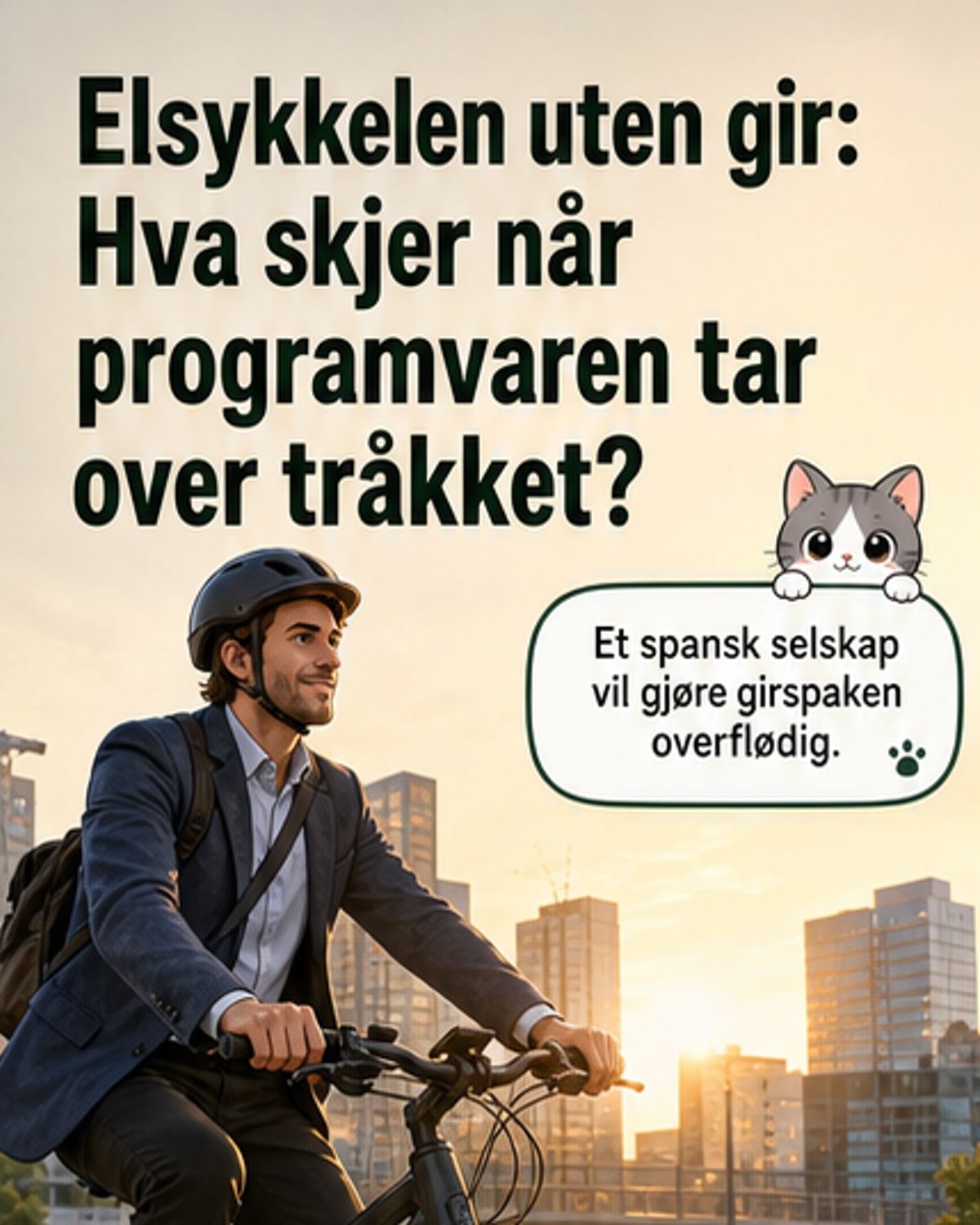 Ingen gir på fremtidens elsykler?