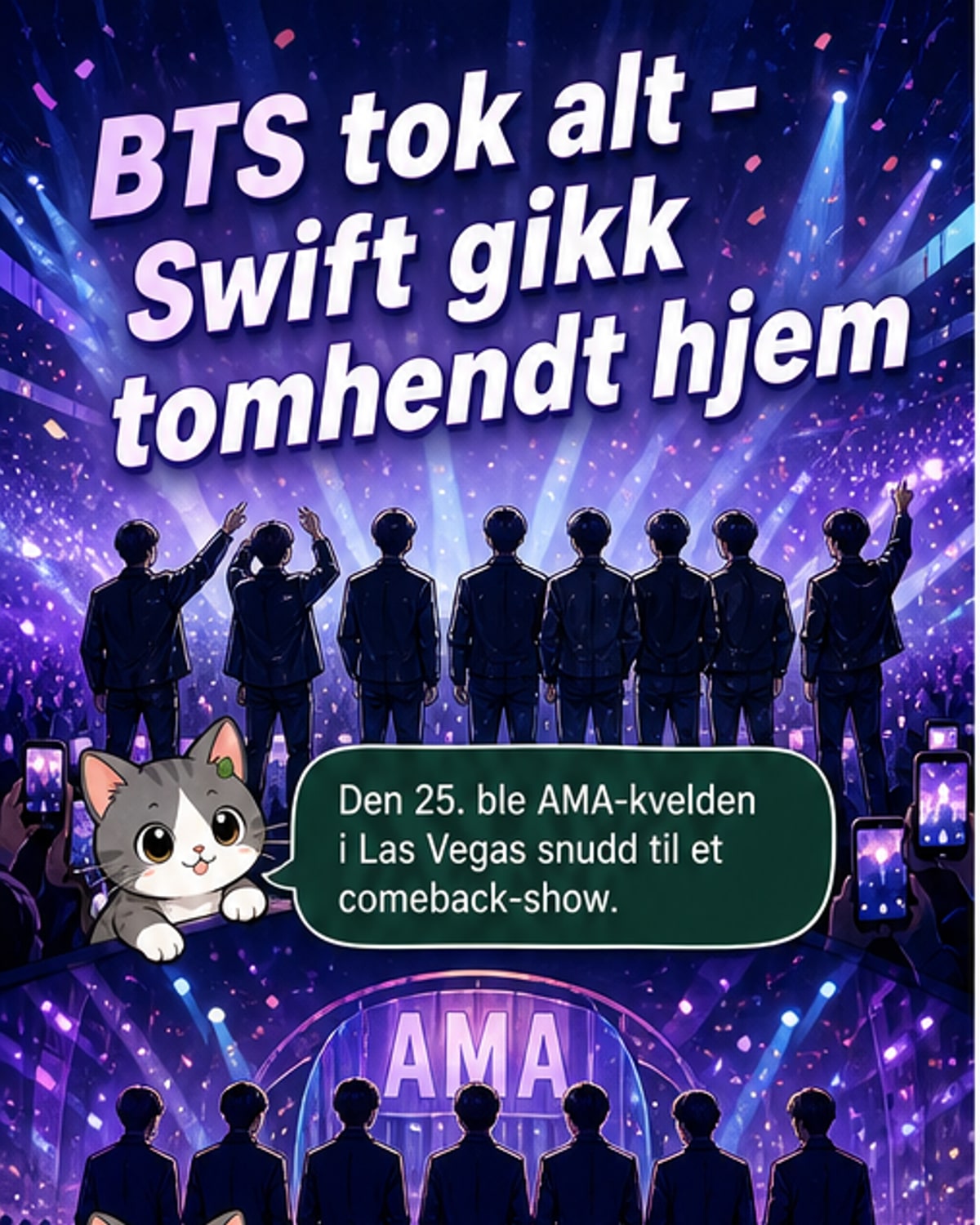 BTS feide ren på American Music Awards