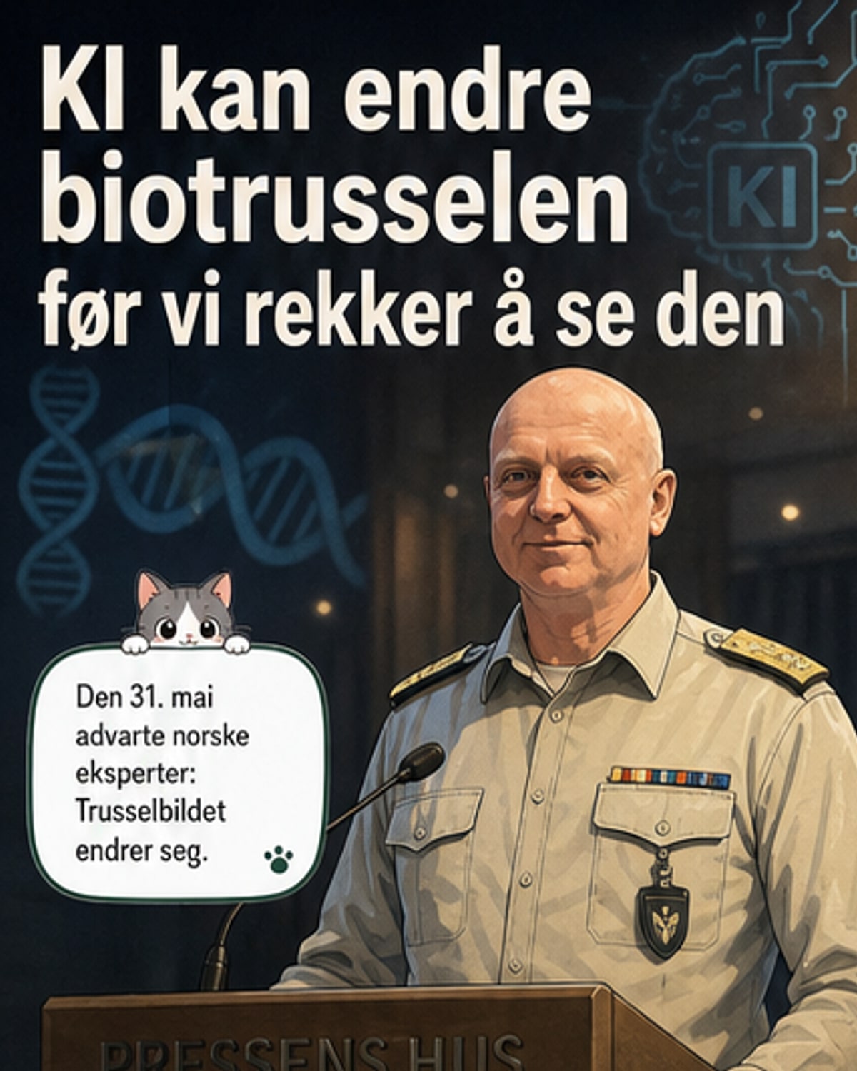 KI og biotek kan skape nye biovåpen