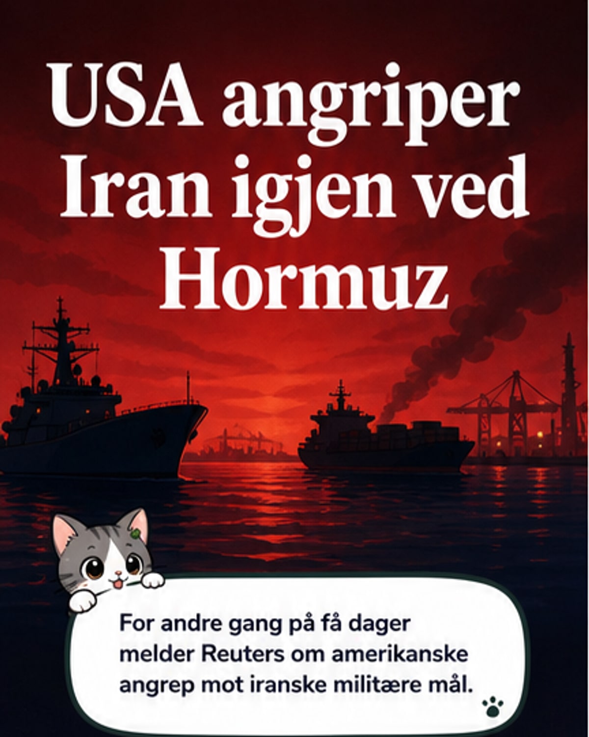 USA angriper Iran på nytt