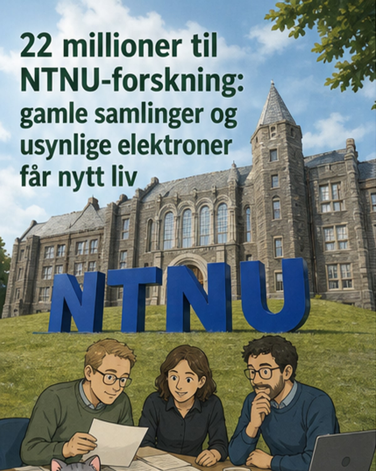 To NTNU-forskere får 22 millioner