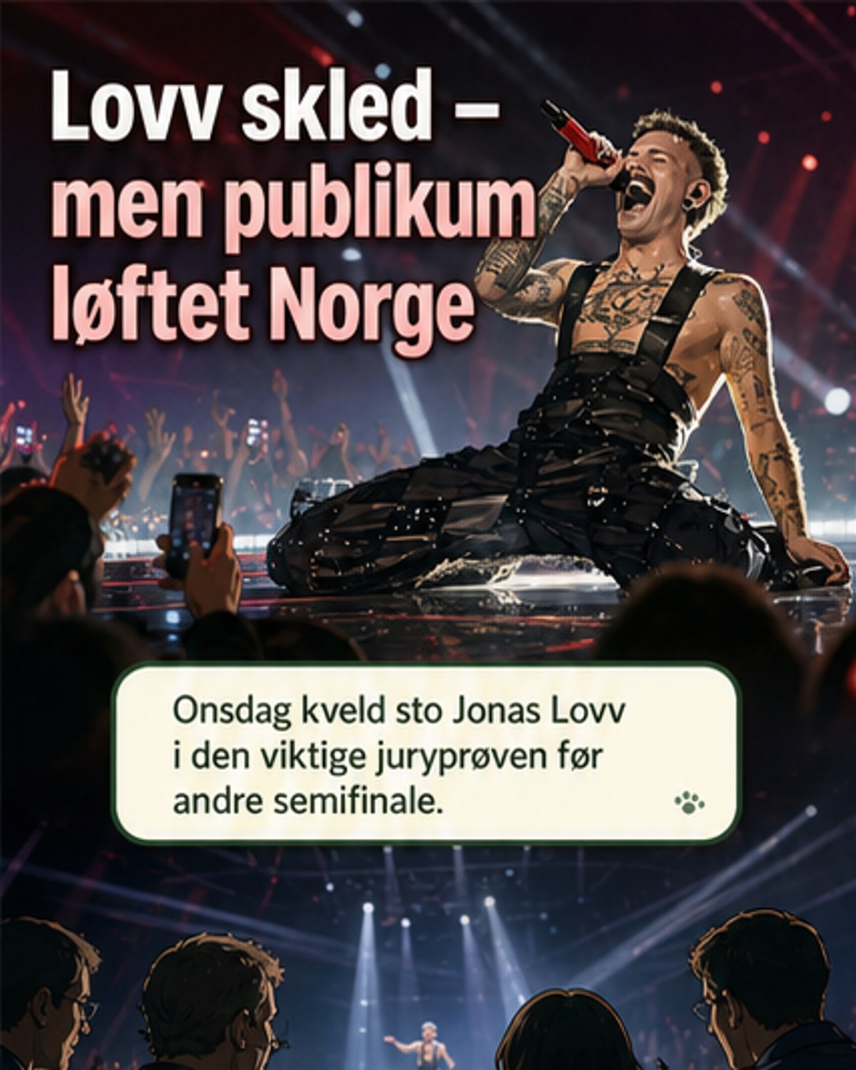 Publikum elsker Jonas Lovv