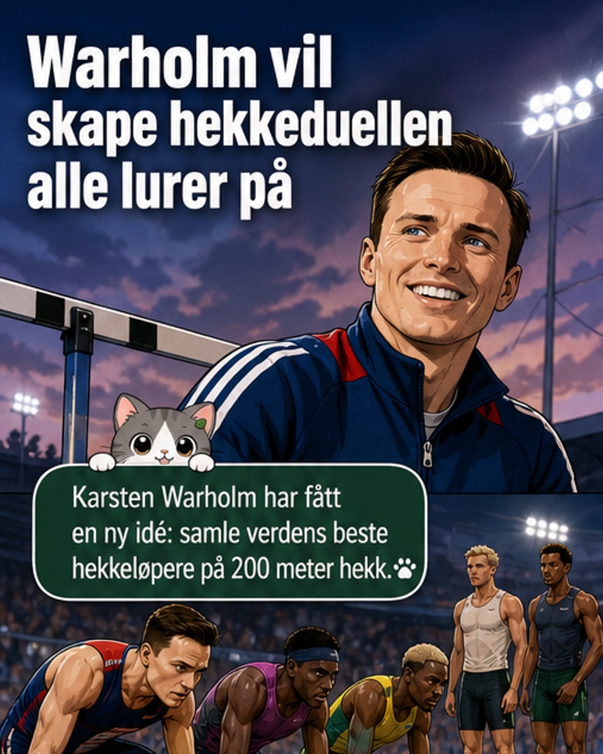 Warholm vil lansere ny friidrettsøvelse