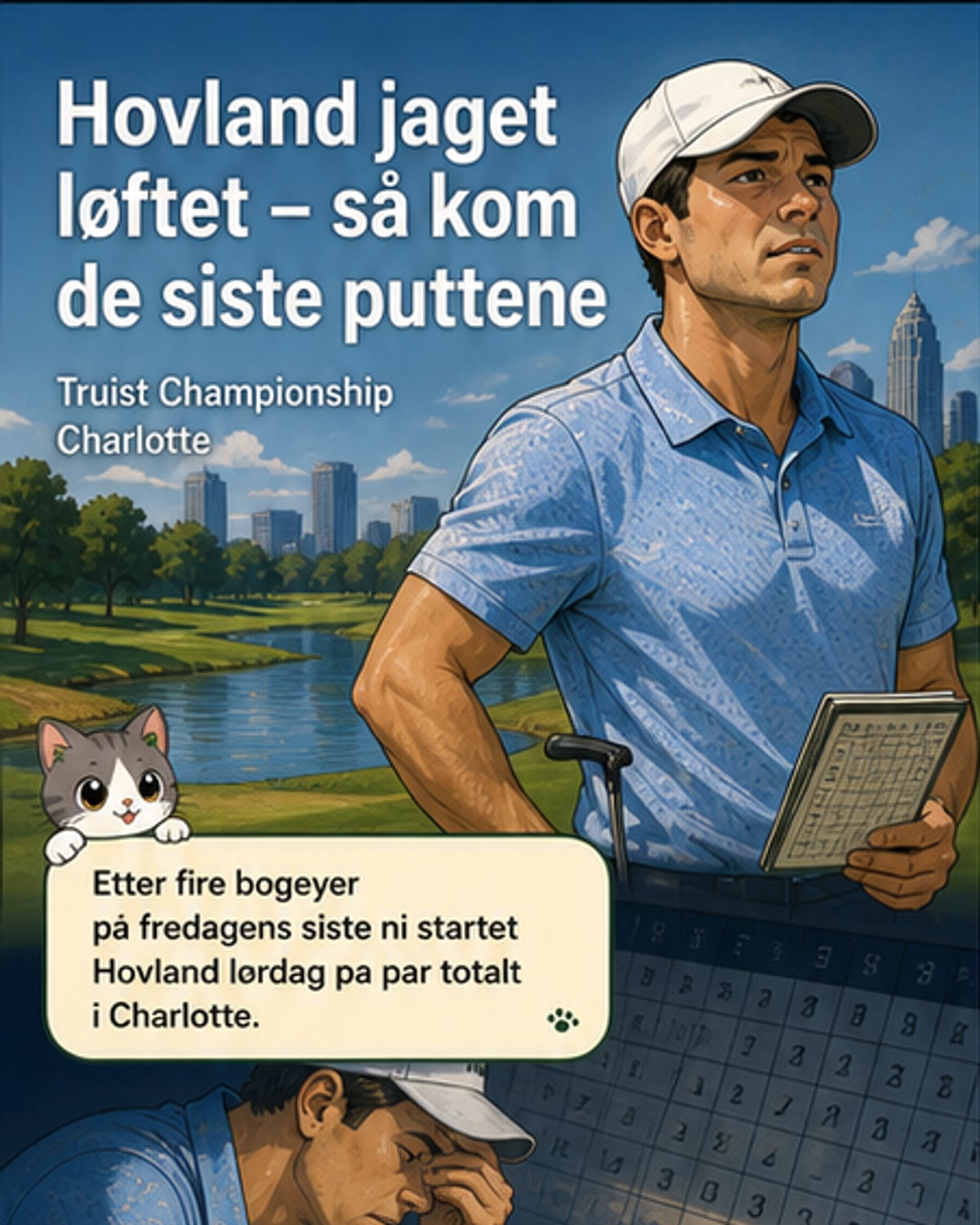 Hovland taper terreng i Charlotte