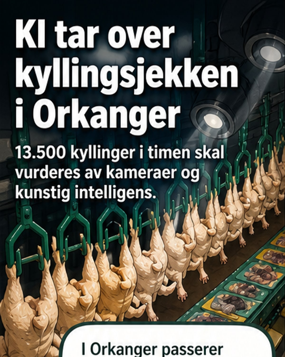KI overtar kylling-inspeksjonen