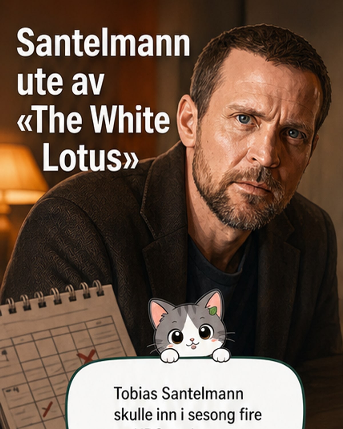 Tobias Santelmann trer tilbake fra The White Lotus
