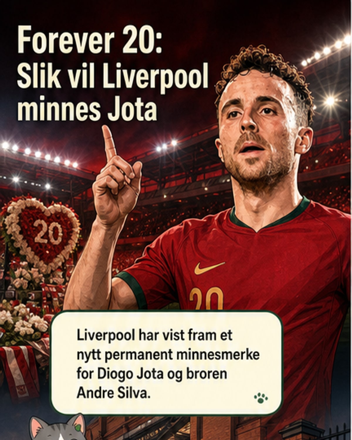 Liverpool avduker «Forever 20»-monument
