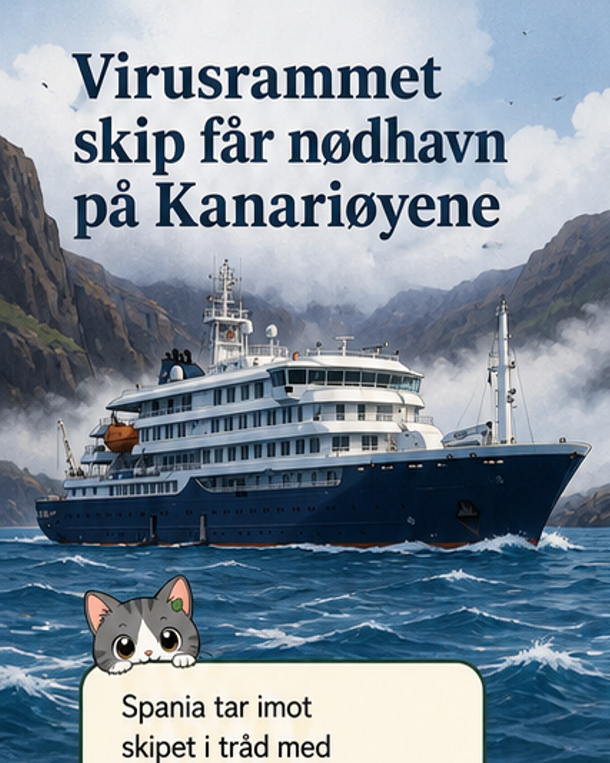Virusutbrudd på skip: Spania tar imot