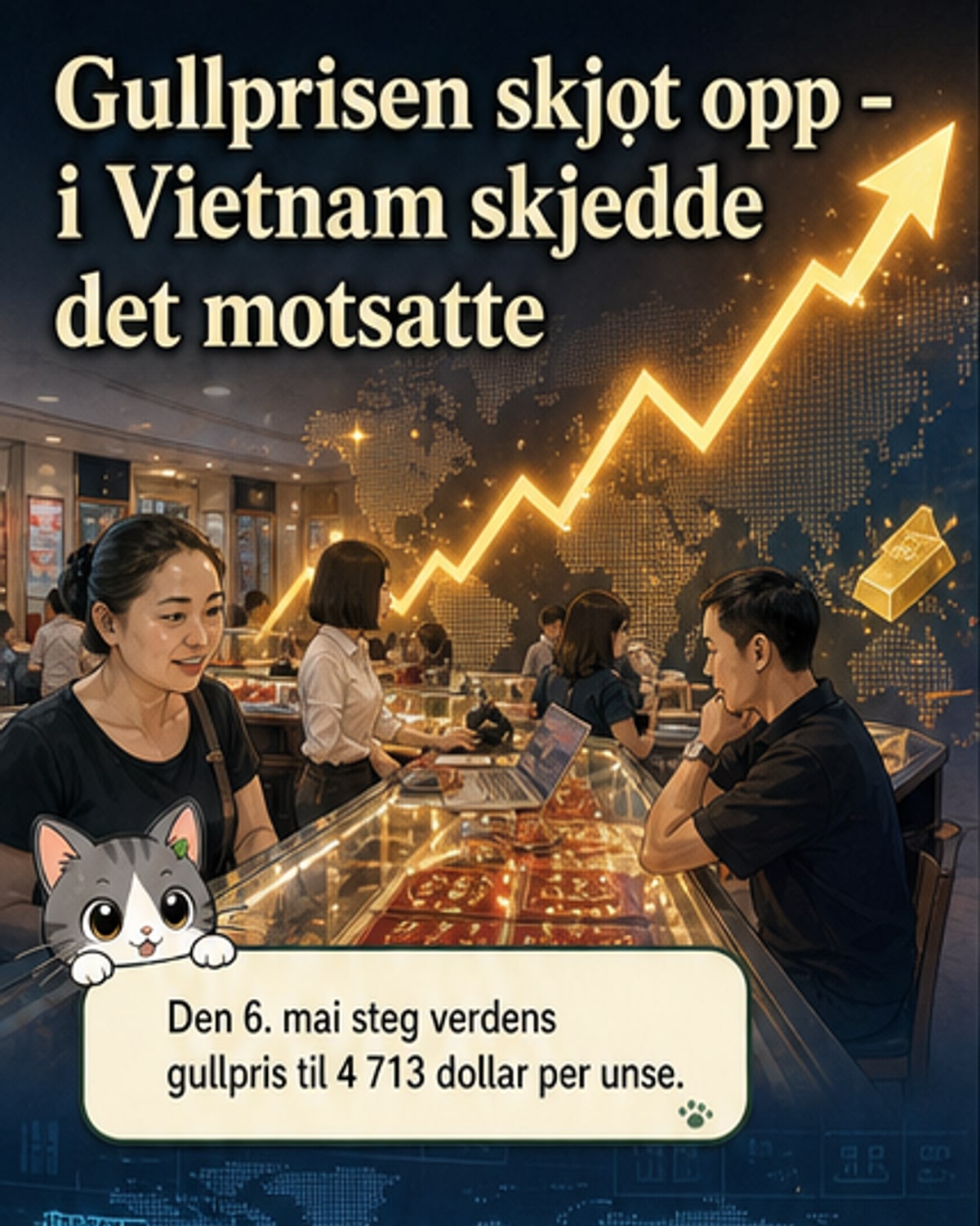 Gullprisen skyrer – men innenlands skjer noe uvanlig