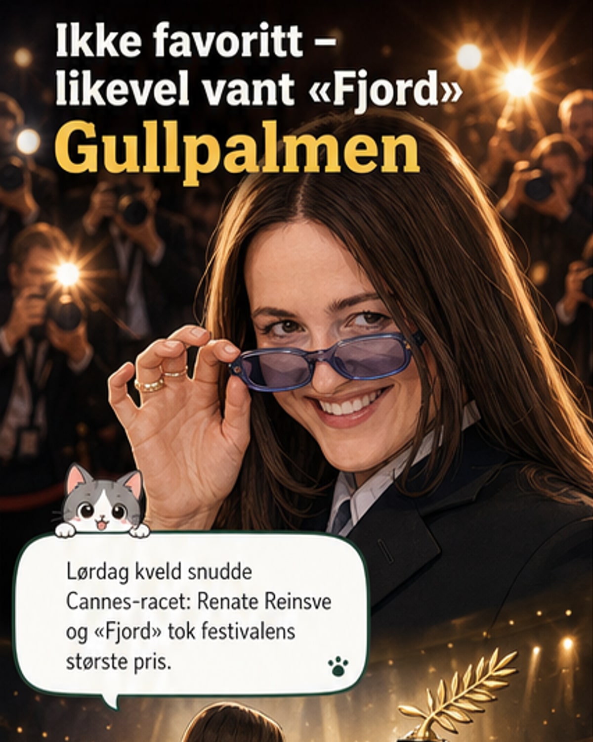 Reinsve og «Fjord» vant Gullpalmen
