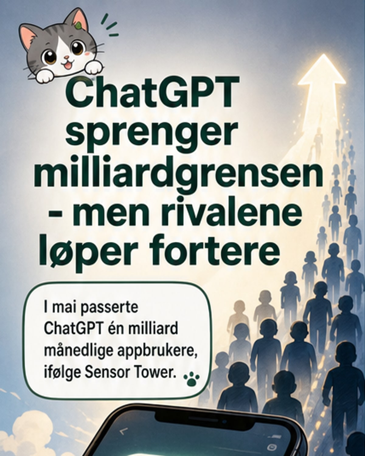 ChatGPT nådde én milliard brukere