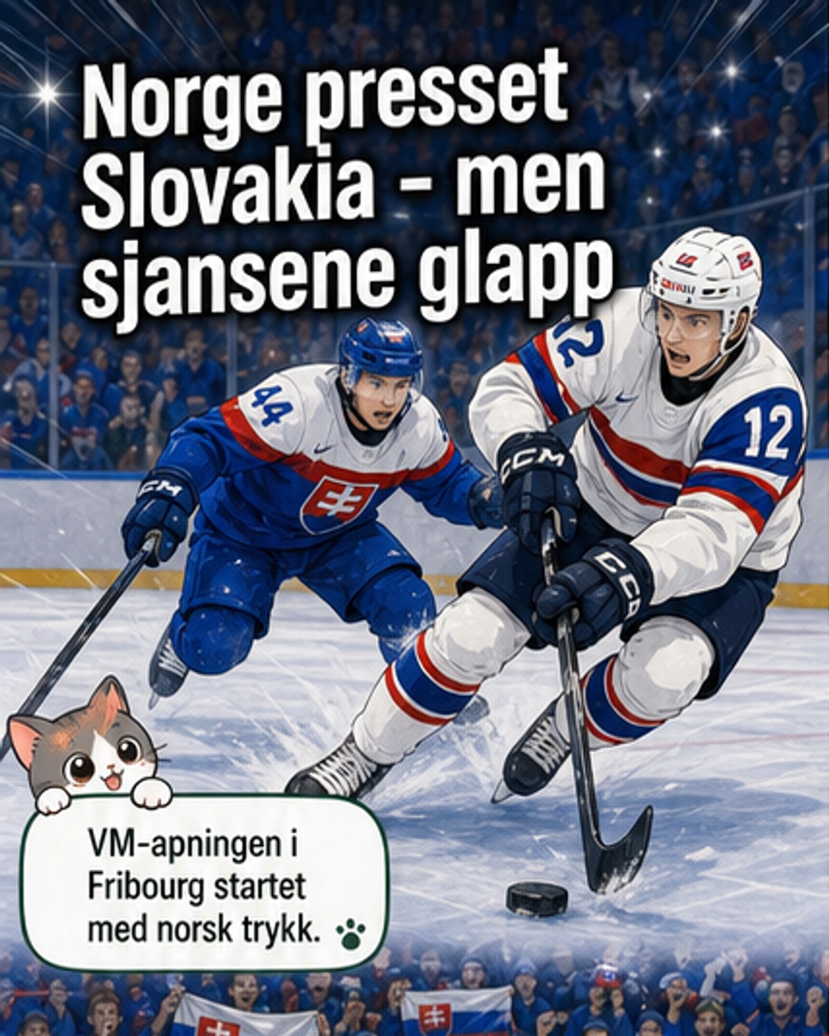 Norge tapte VM-åpningen på siste sekund