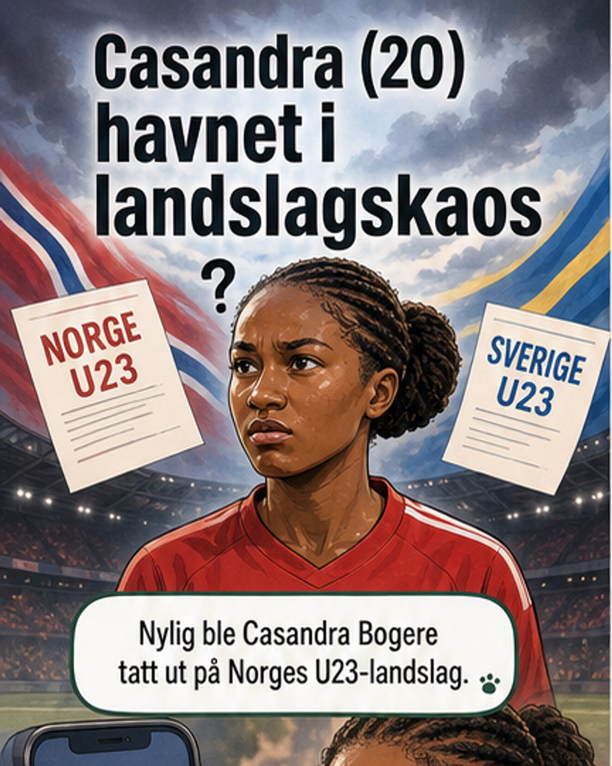 To landslag for ett stortalent