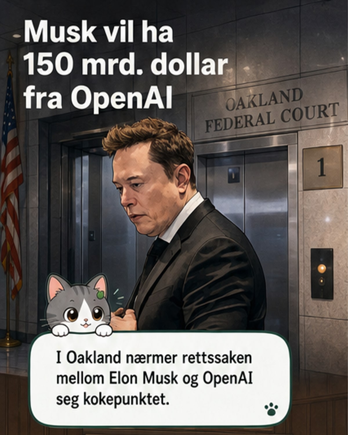 Musk krever 150 milliarder i erstatning