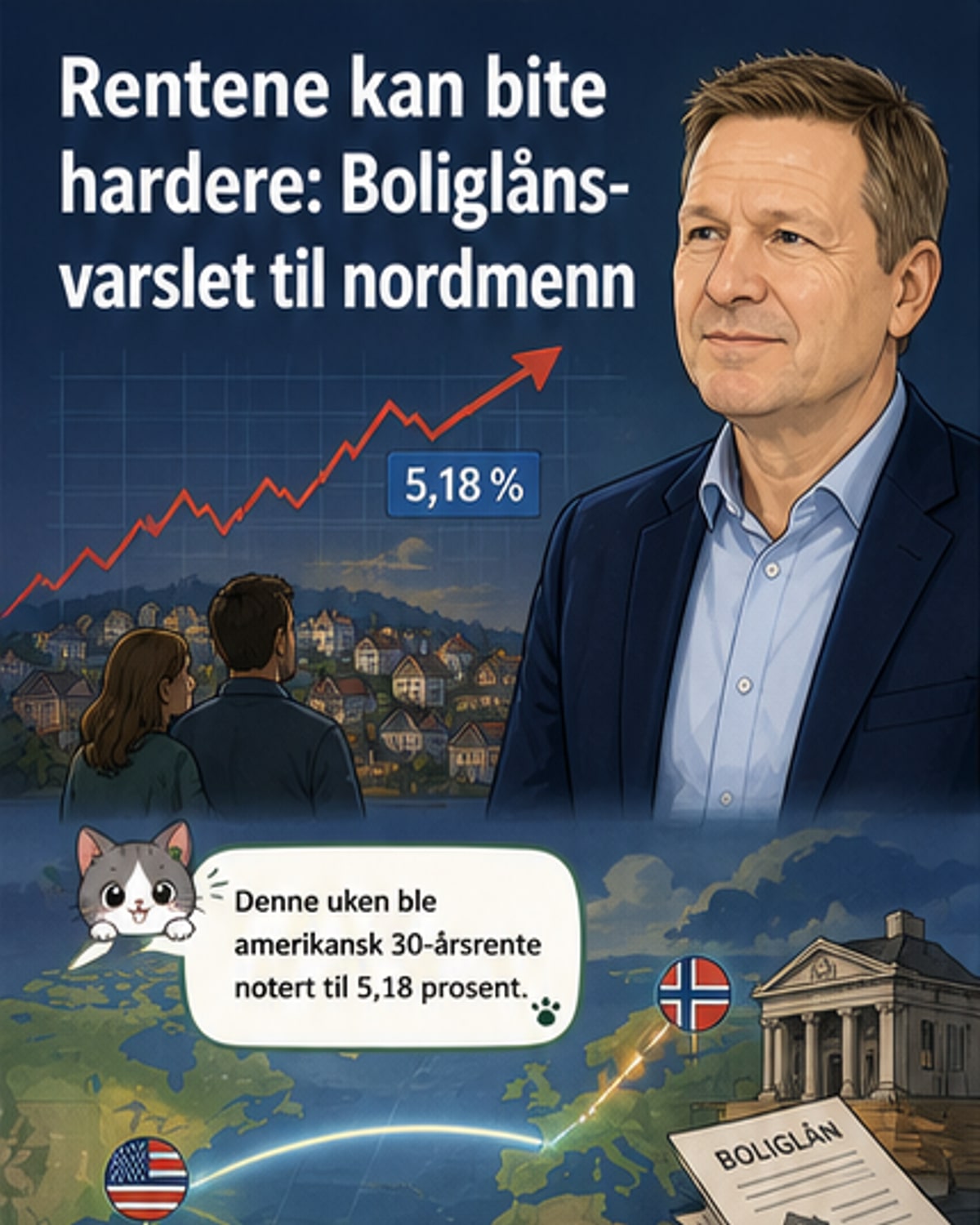 Renten stiger – og mange ligger dårlig an