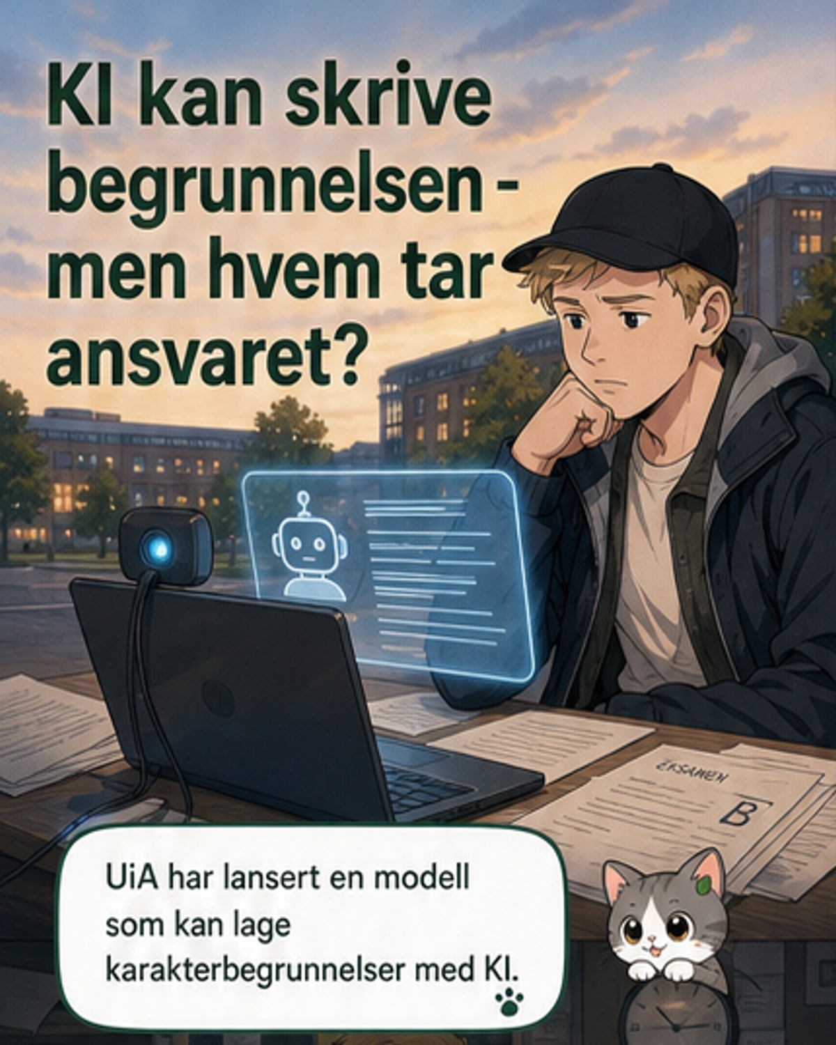 Kan AI skrive sensurbegrunnelser?