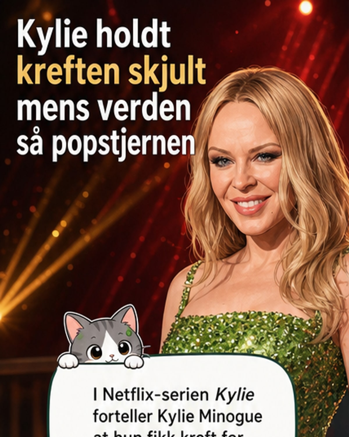 Kylie Minogue avslører ny kreftdiagnose