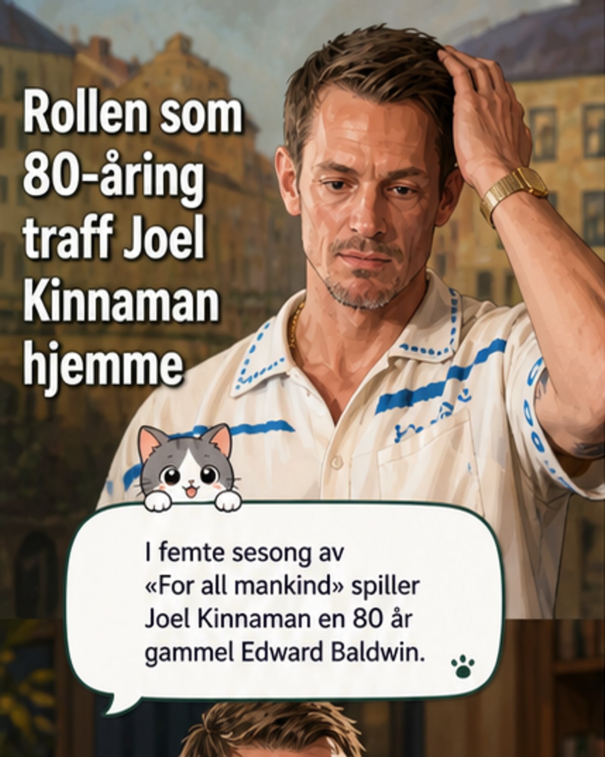 Kinnaman gråt under opptak
