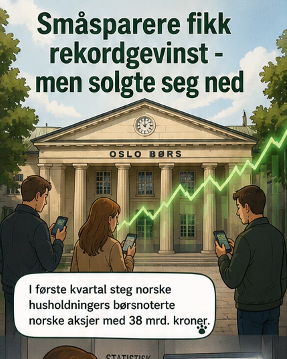 Småsparere tjente 38 milliarder