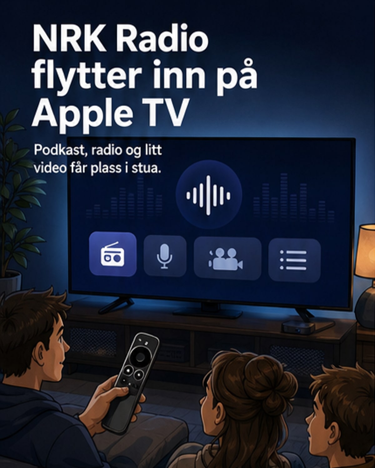 NRK Radio kommer til Apple TV