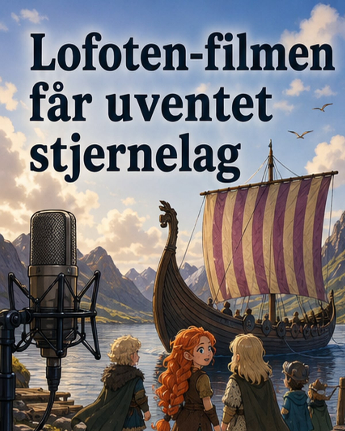 Stjerner fra film, musikk og TV i ny Lofoten-film