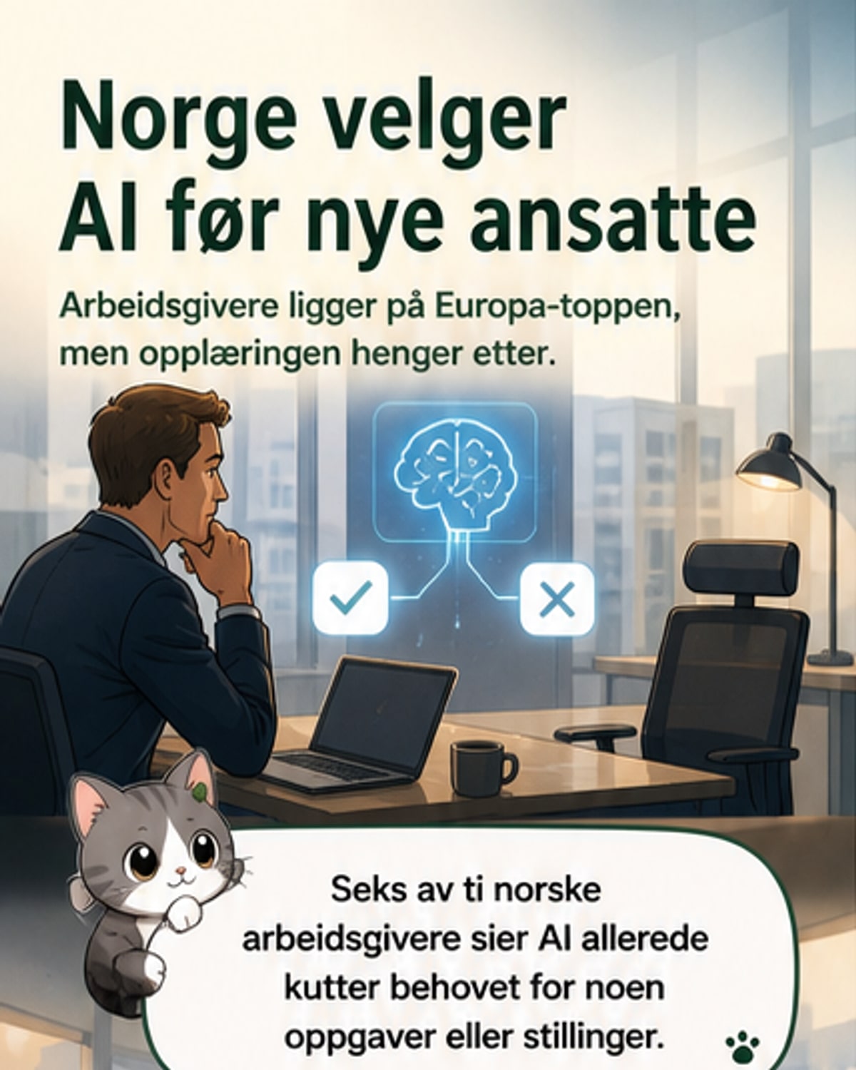 Norge på AI-toppen i Europa