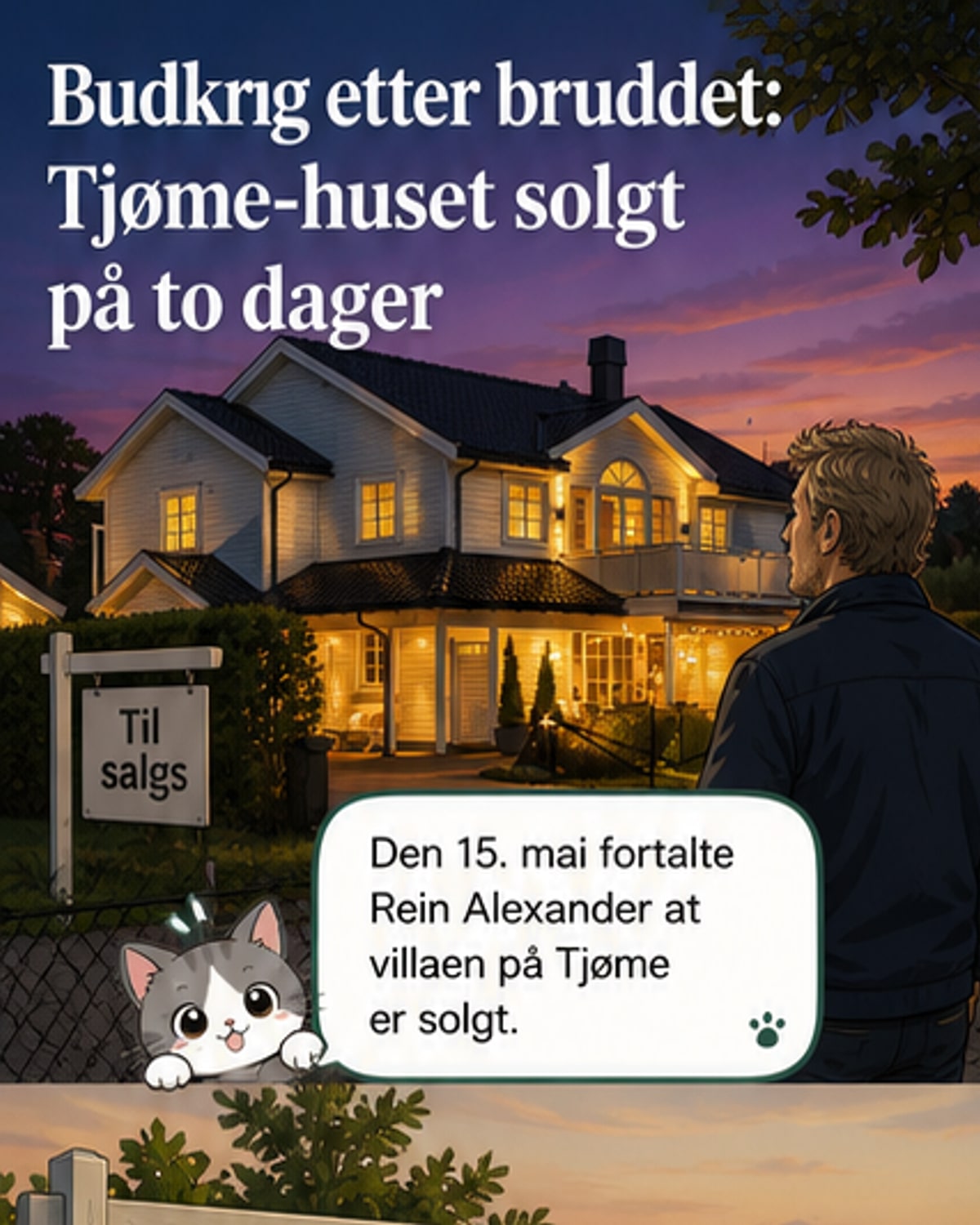 Rein Alexander solgte villaen på to dager