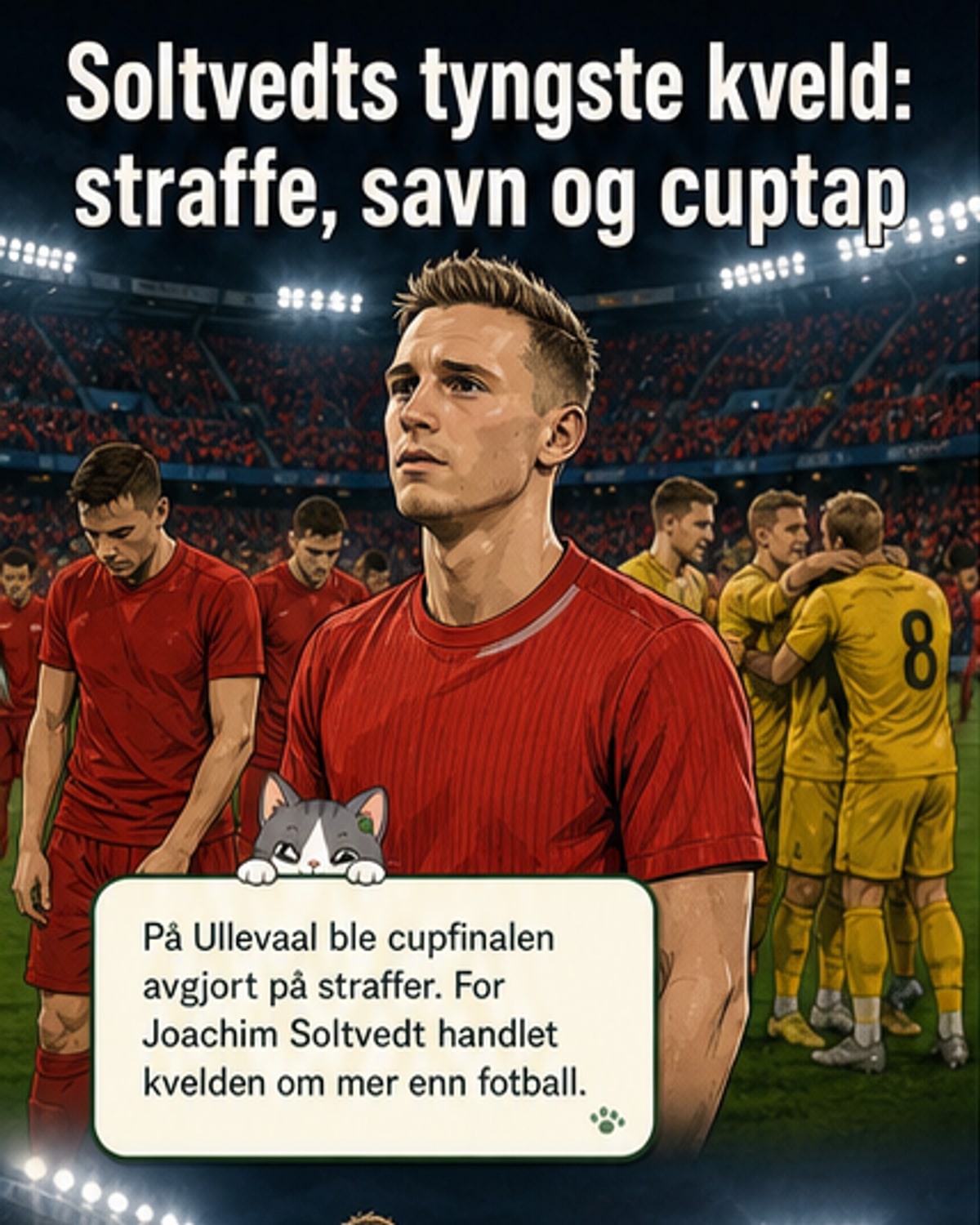 Soltvedt hedret sin døde mor i cupfinalen