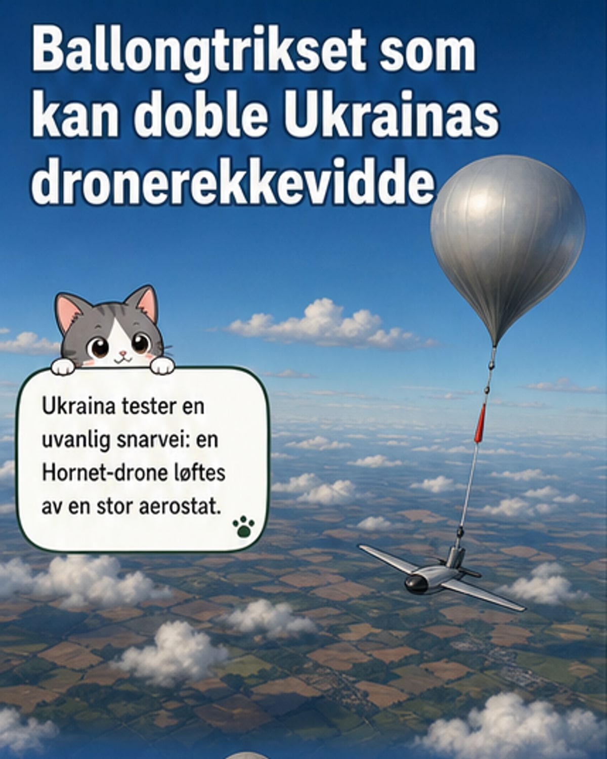 Ukrainas droner får dobbel rekkevidde