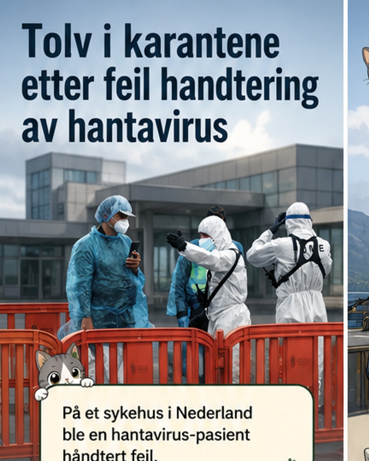 Hantavirus-situasjon på sykehus i Nederland