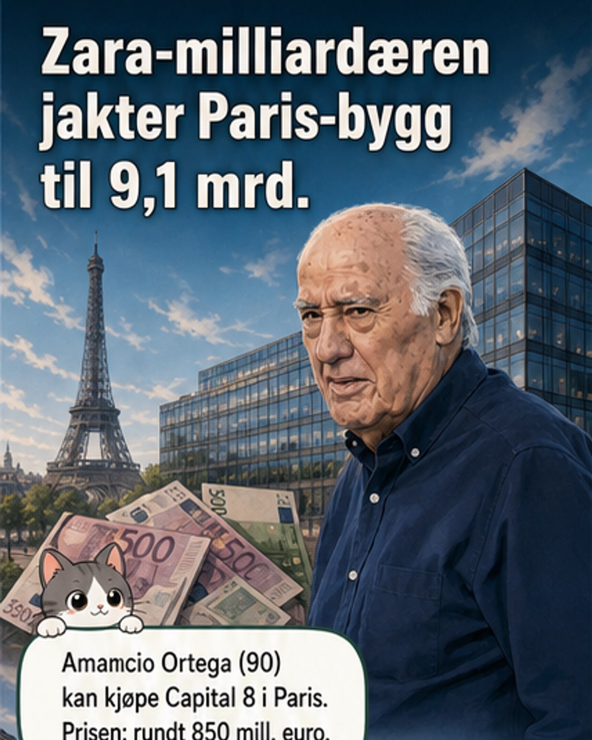 90-åring kjøper Pariss kontorpalass