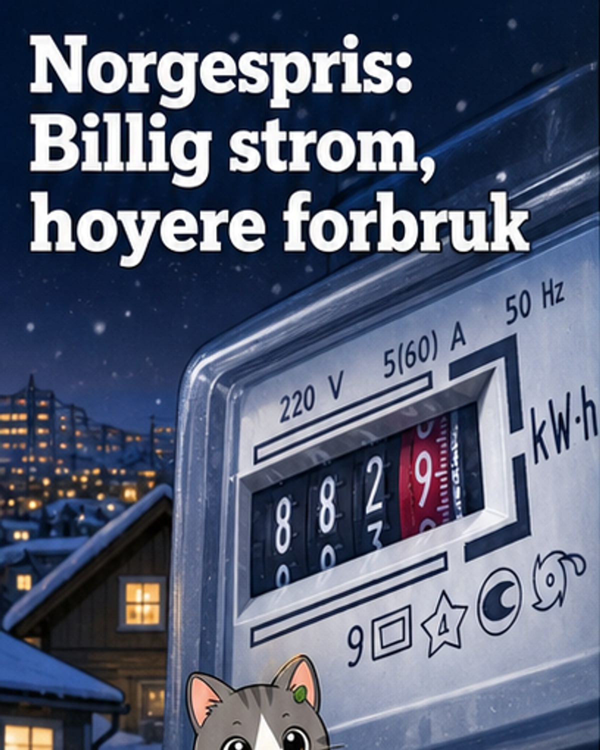 Norgespris fører til mer strømforbruk