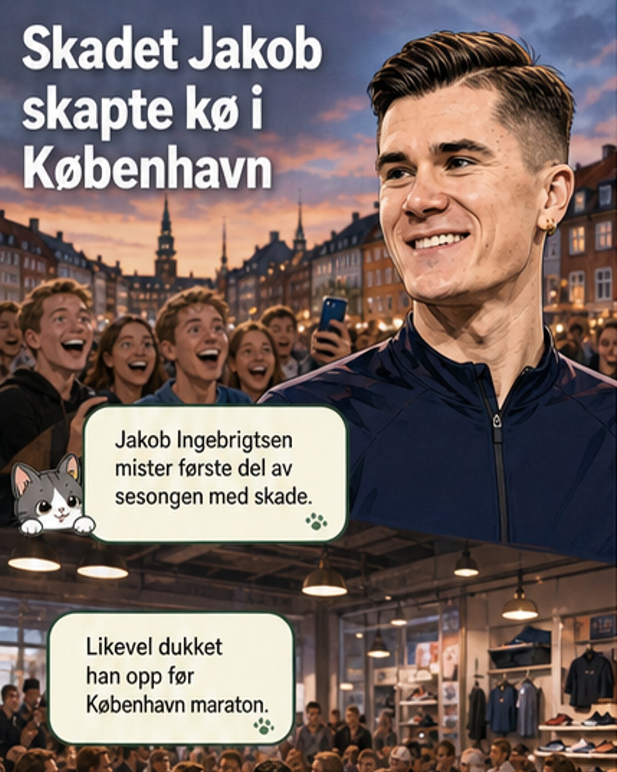 Ingebrigtsen-fanatisme i København