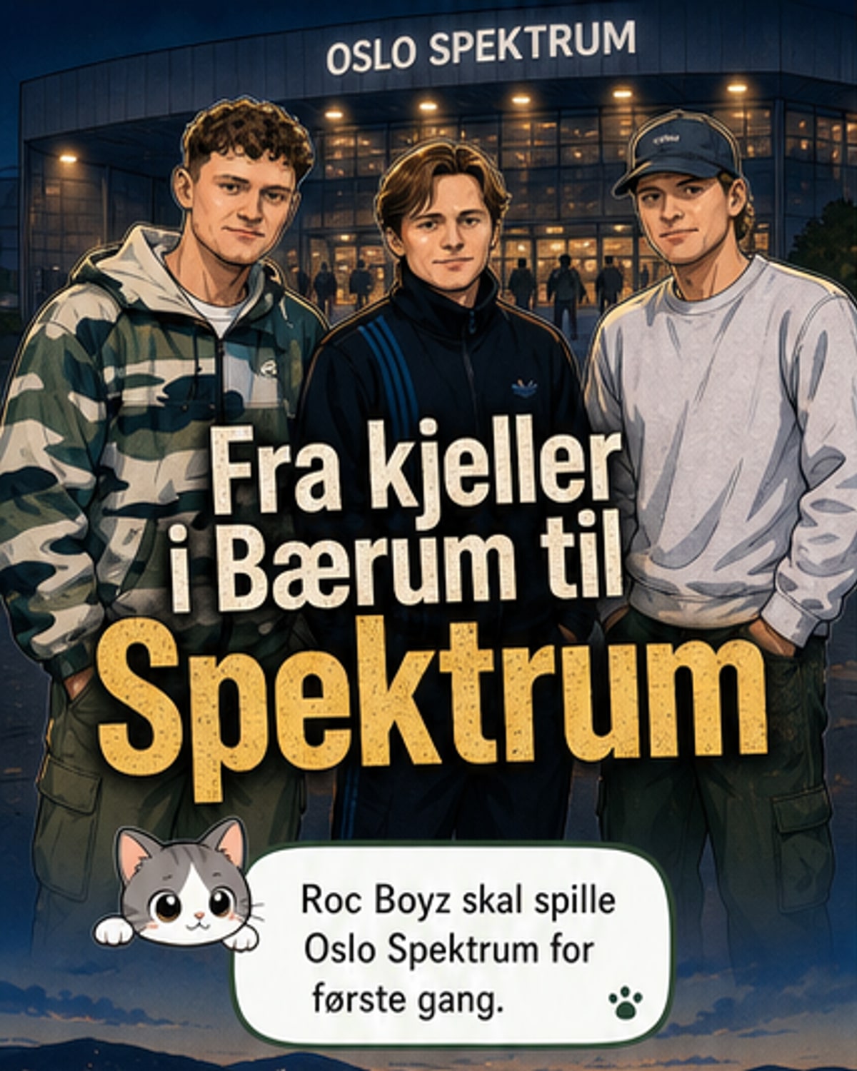 Roc Boyz tar scenen i Oslo Spektrum