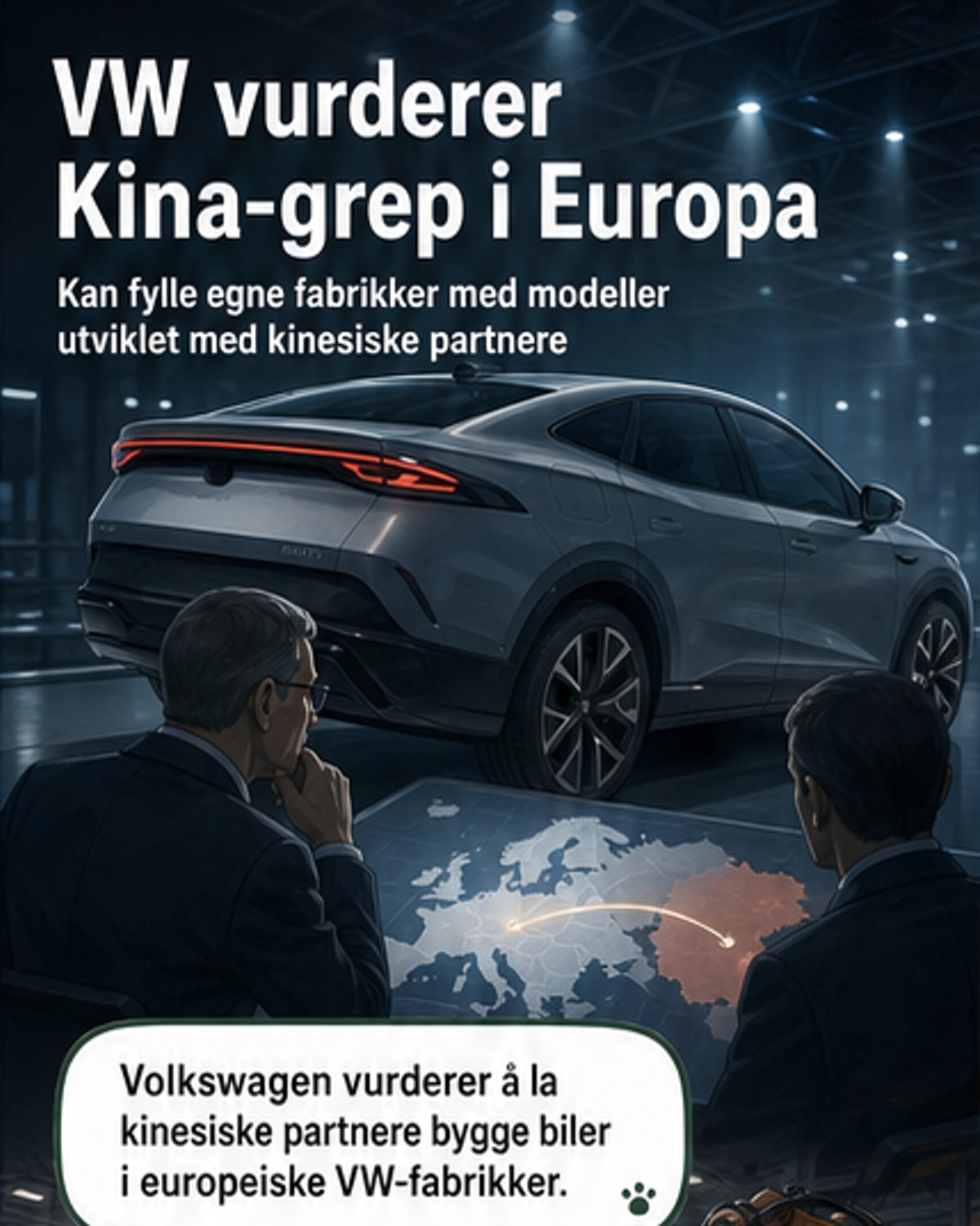 VW vurderer kinesiske modeller i Europa
