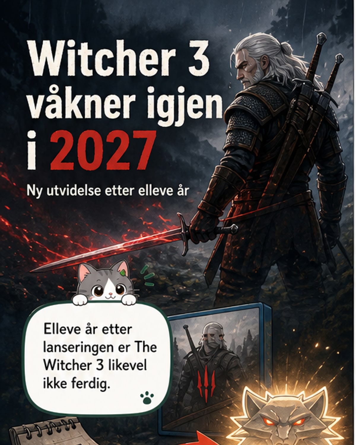 The Witcher 3 får ny utvidelse