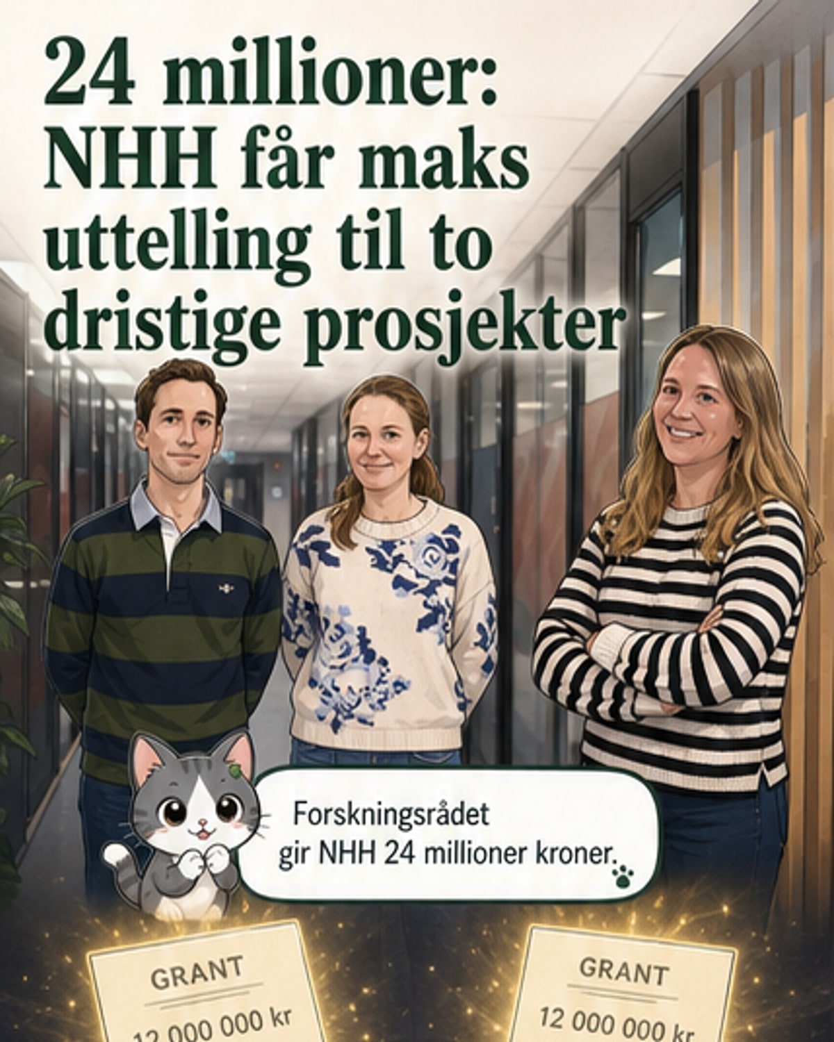 24 millioner til forskning på makt og miljø