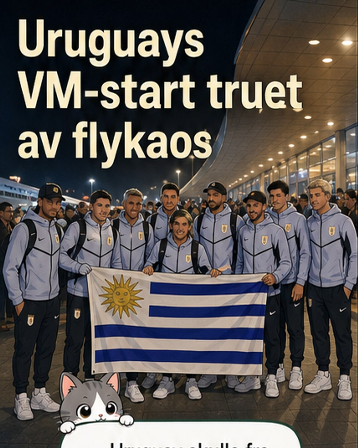 Uruguay sitt VM-fly ble nektet landing