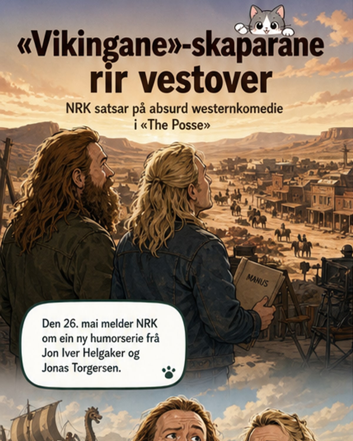 Nytt norsk western-eventyr med humor