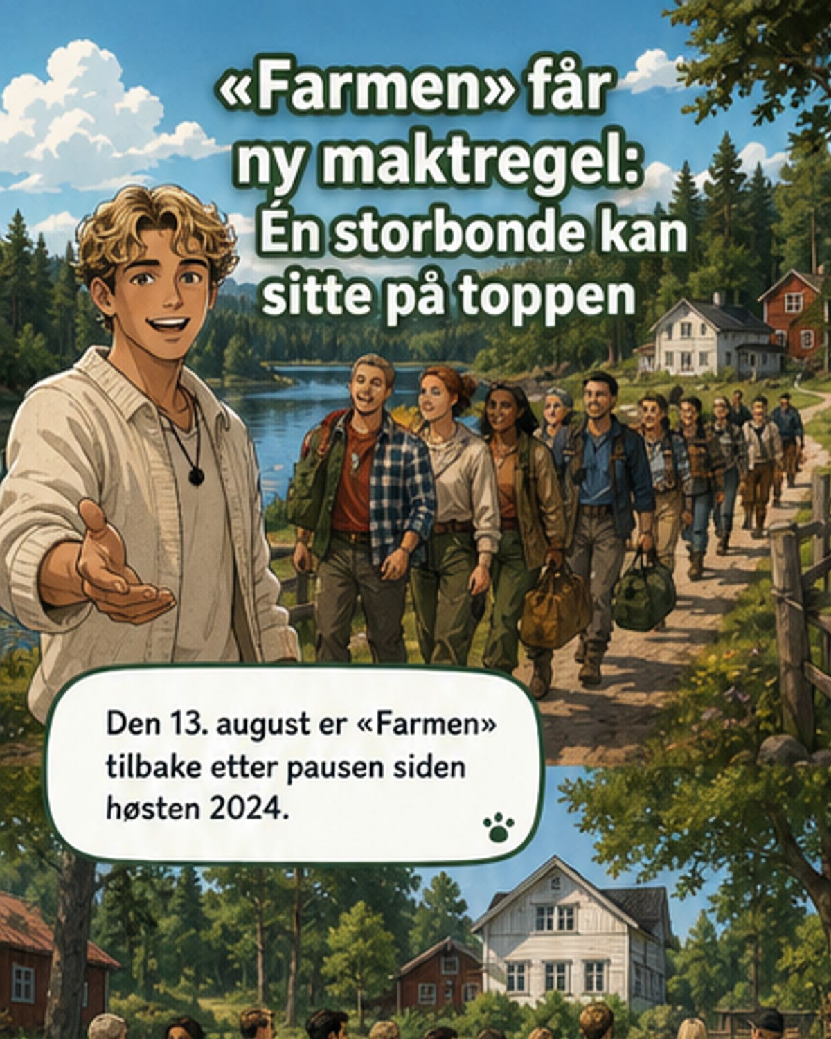 Ny «Farmen» starter – med ny programleder og nye regler