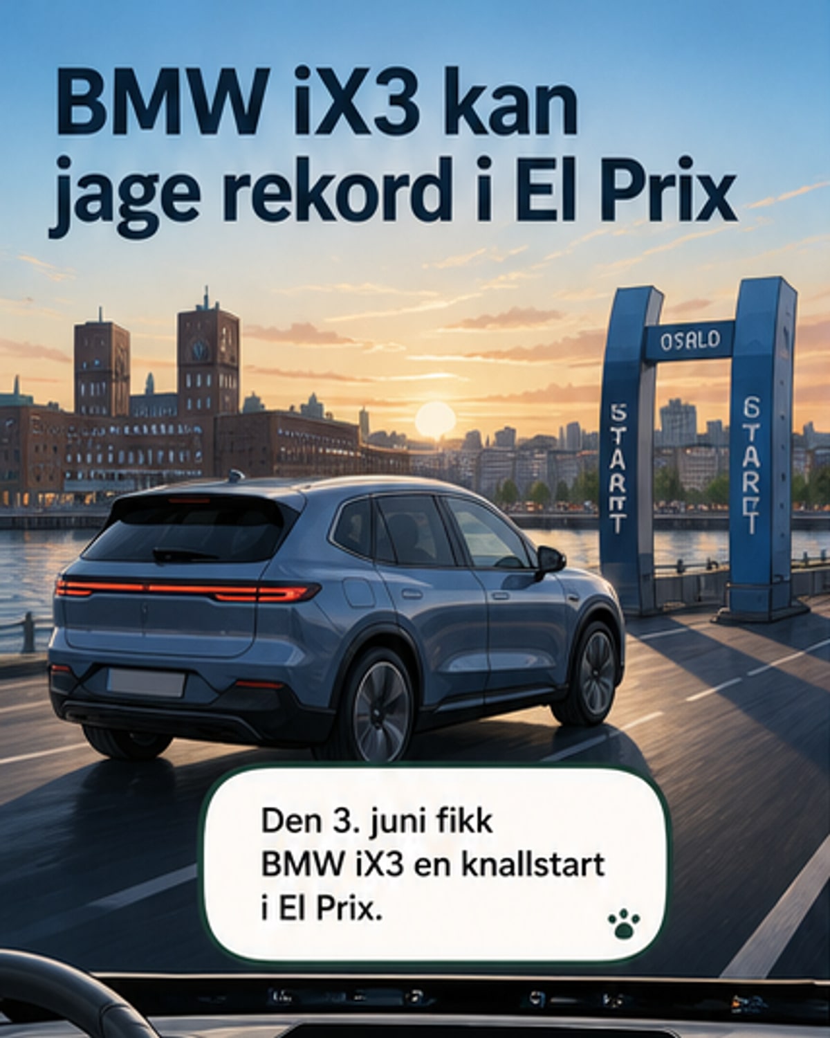 BMW iX3 kan knuse rekkevidderekord