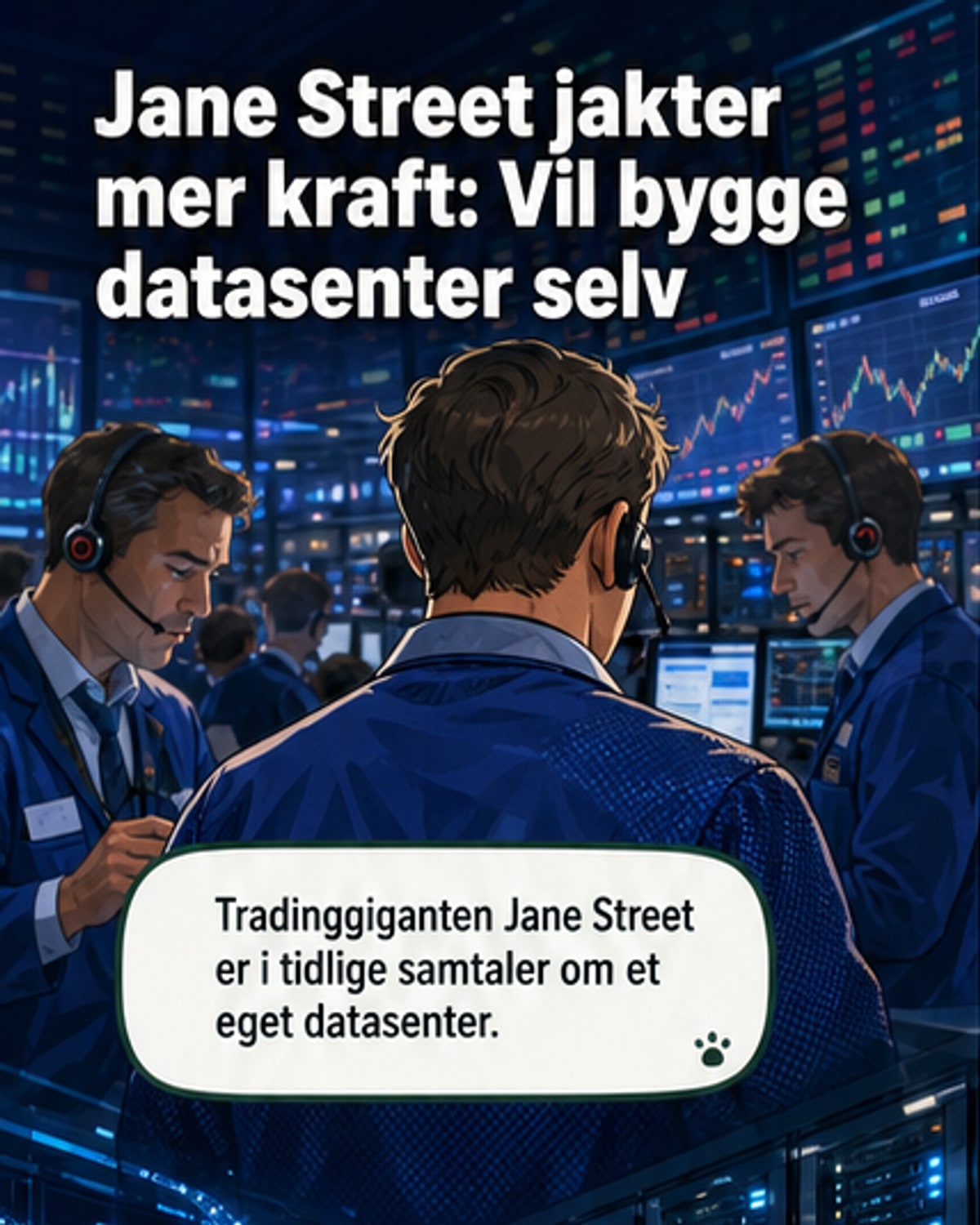 Jane Street bygger egne datasentre