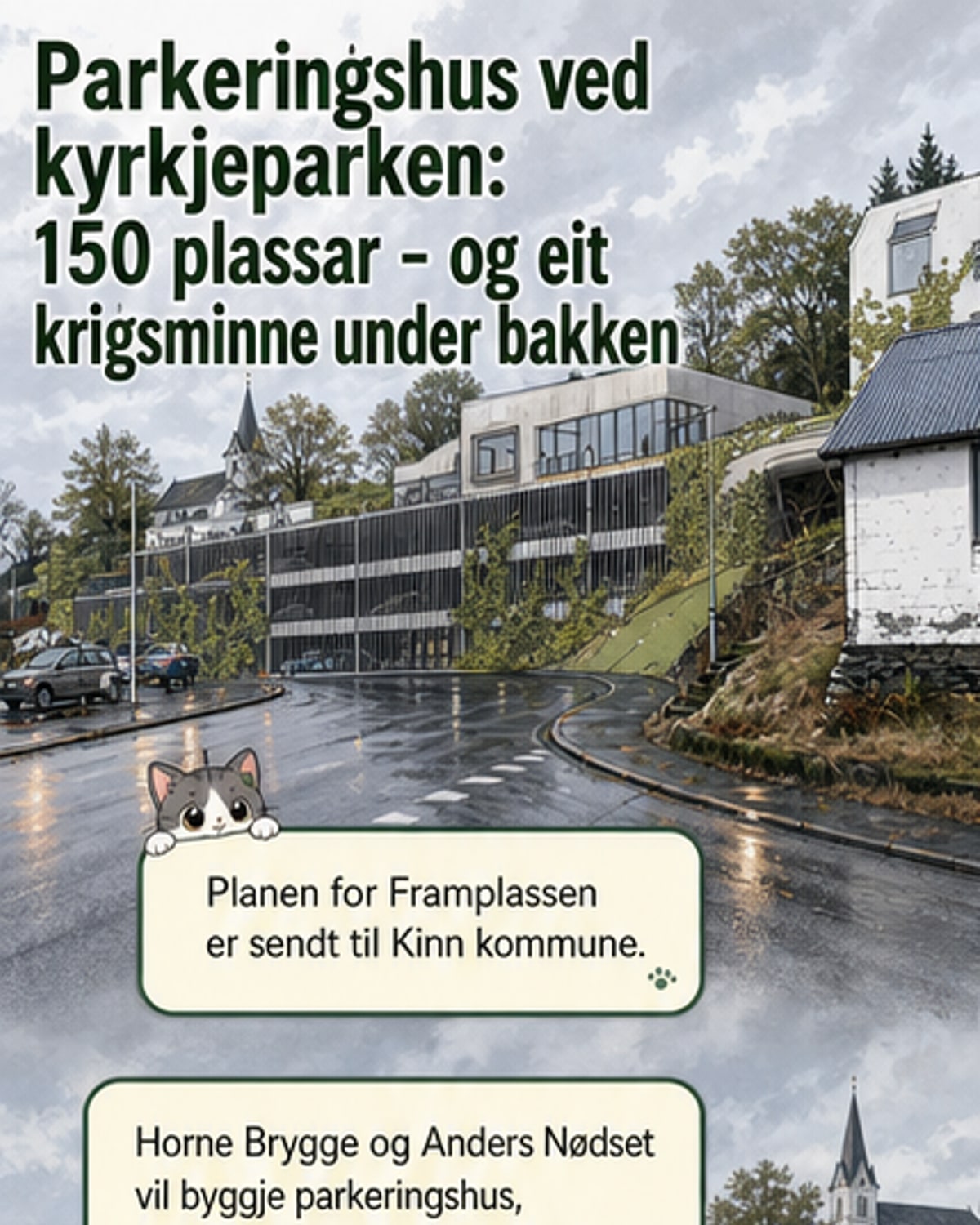 Bygger nytt parkeringshus i Florø-sentrum