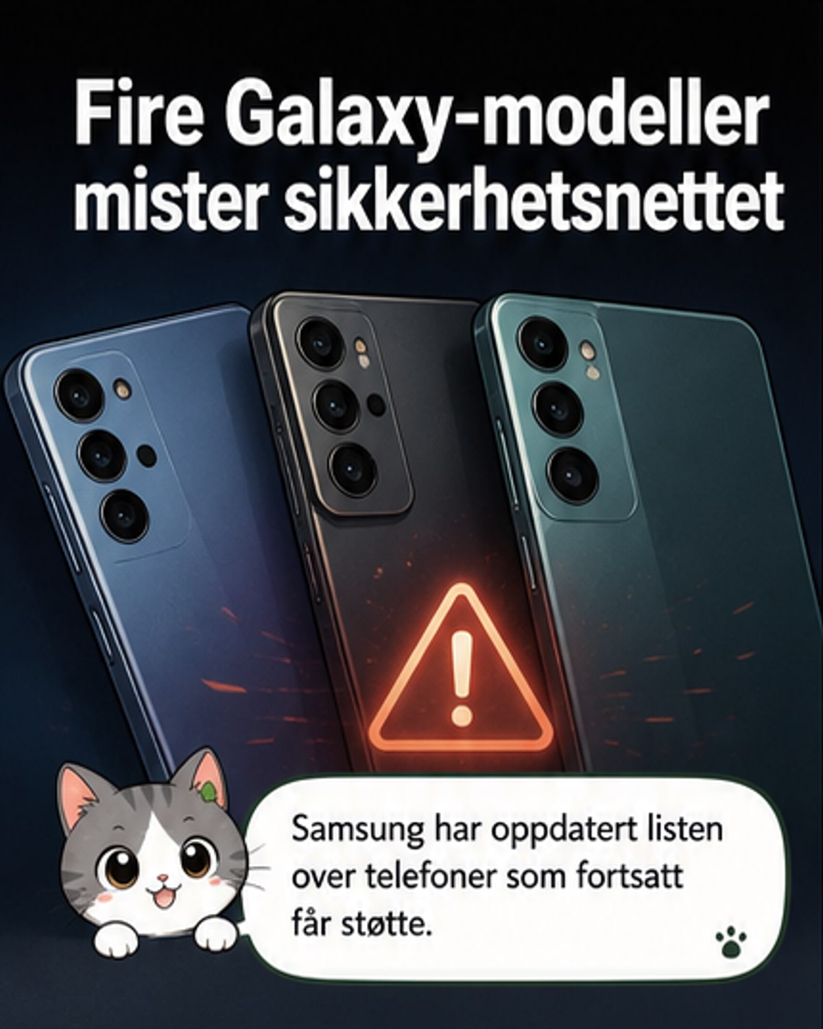 Disse Samsung-telefonene får ikke nye oppdateringer