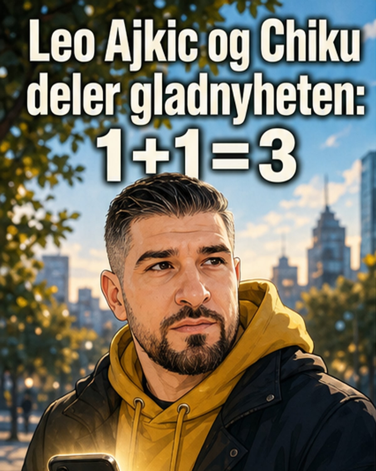 Leo Ajkic blir far for første gang