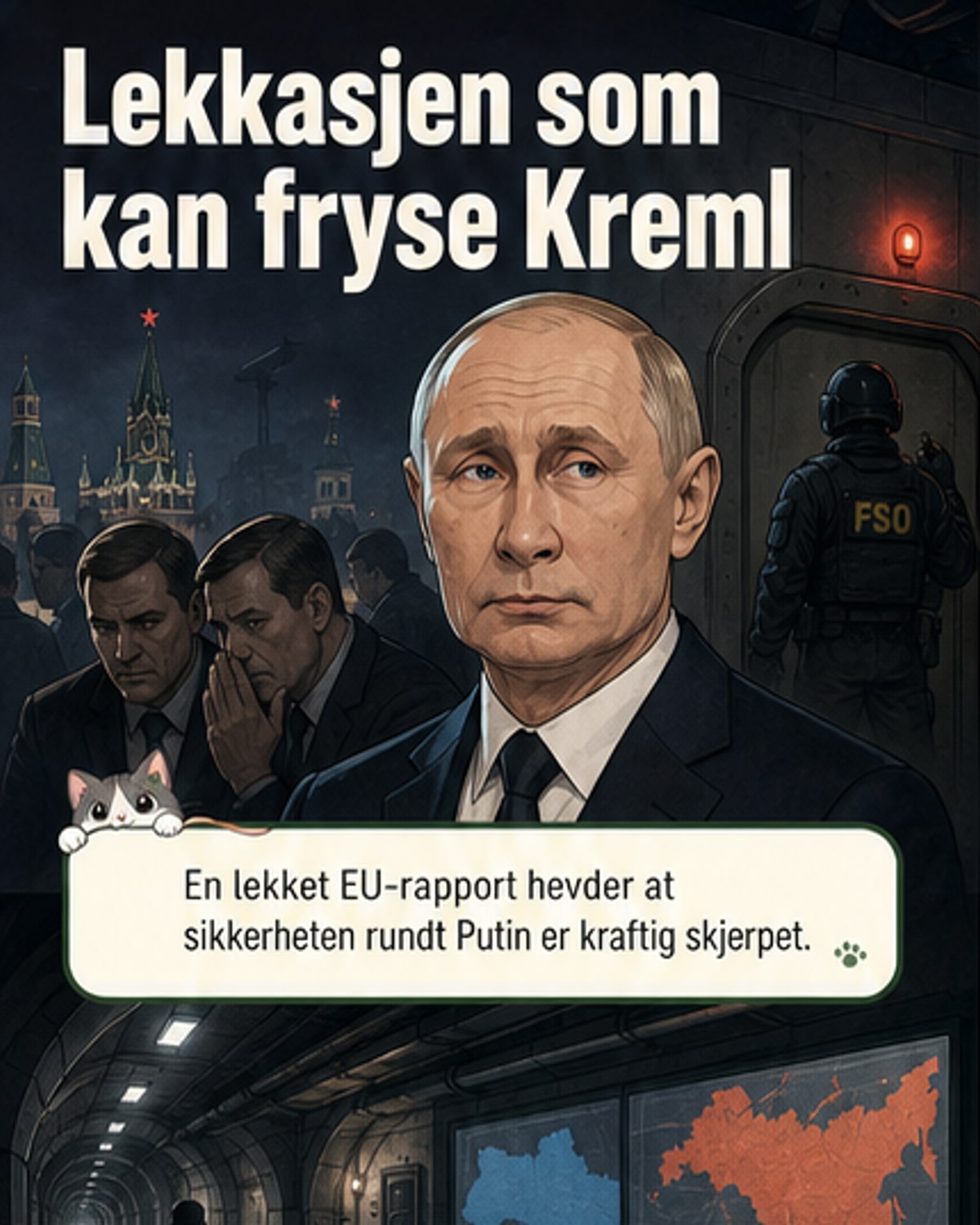 Leaked intel: Putins isolasjon øker