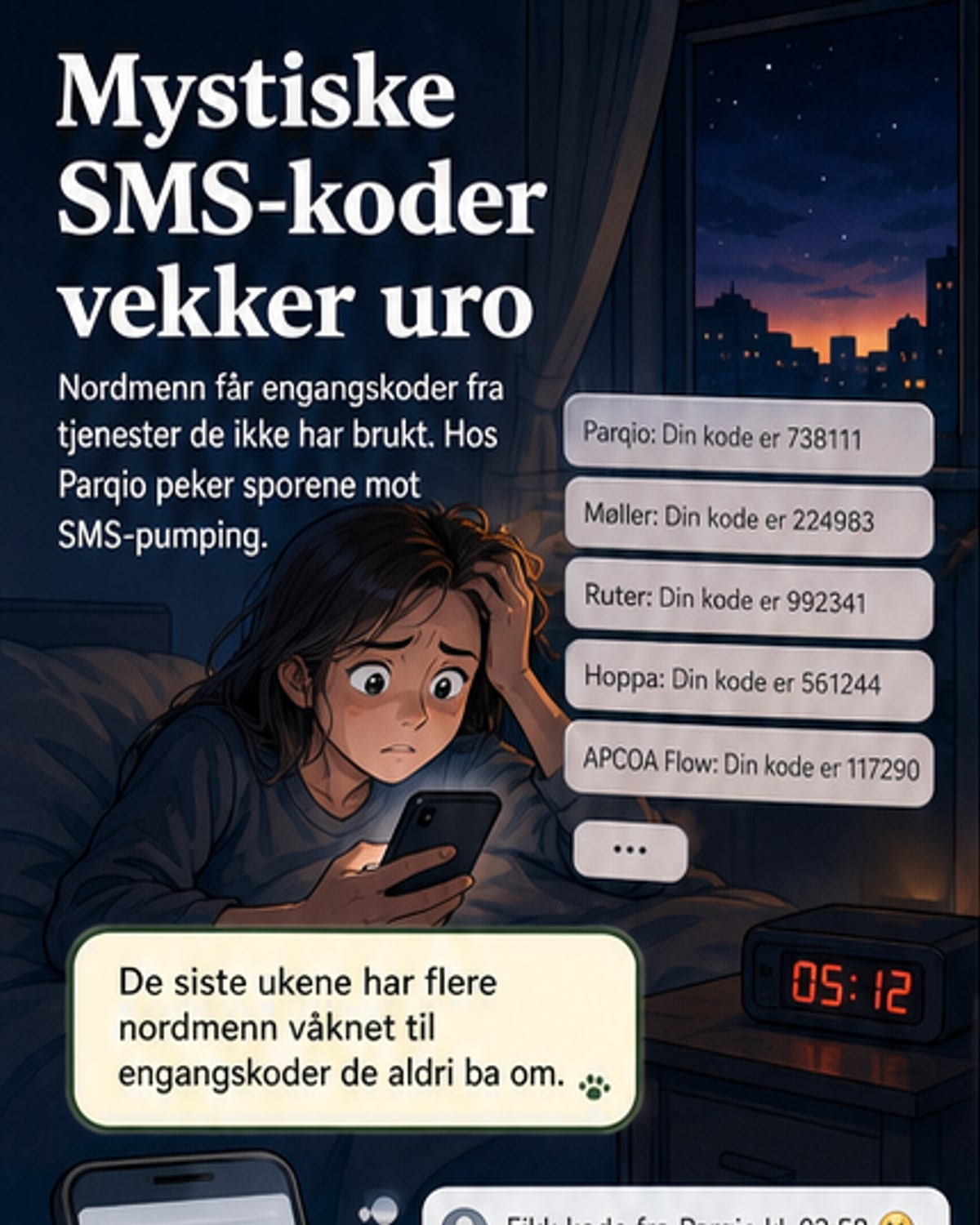Mystiske SMS-koder til nordmenn
