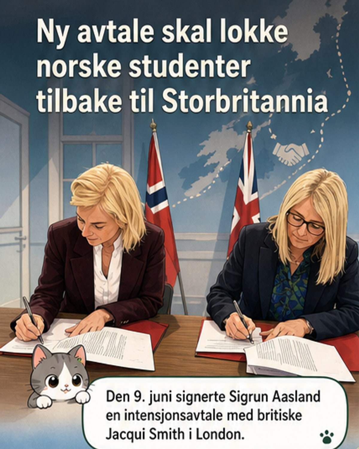 Norge og Storbritannia styrker kunnskapssamarbeid